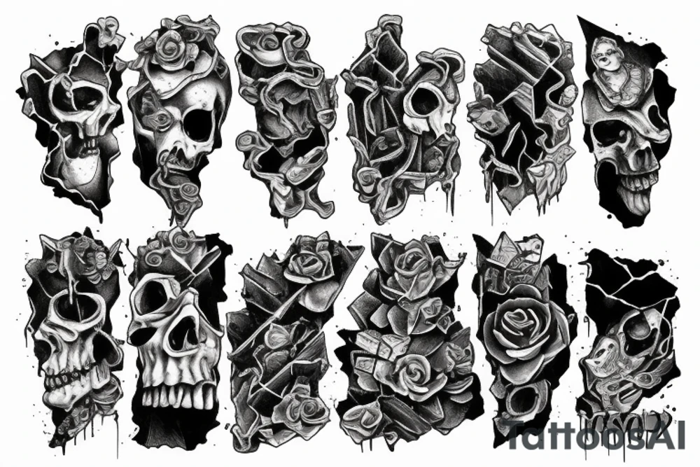 Upset and Holding the crumbling world together tattoo idea