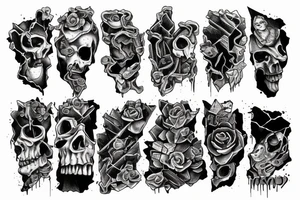 Upset and Holding the crumbling world together tattoo idea