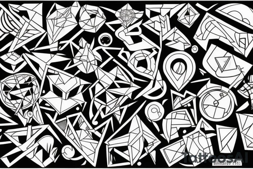 Upset and Holding the crumbling world together tattoo idea