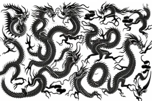 Back tattoo golden dragon tattoo idea