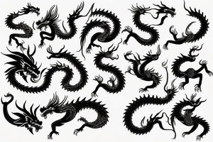Back tattoo golden dragon tattoo idea