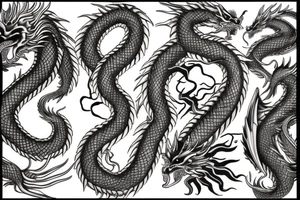 Golden dragon back tattoo tattoo idea