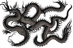 Golden dragon back tattoo tattoo idea