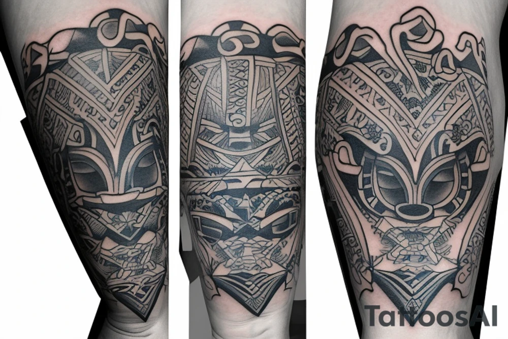 calf sleeve
the blue sky tattoo idea