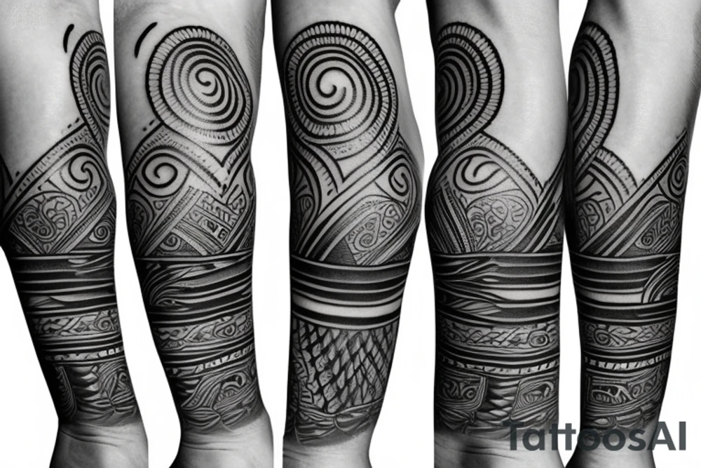 calf sleeve
the blue sky tattoo idea