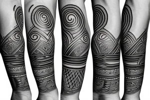 calf sleeve
the blue sky tattoo idea
