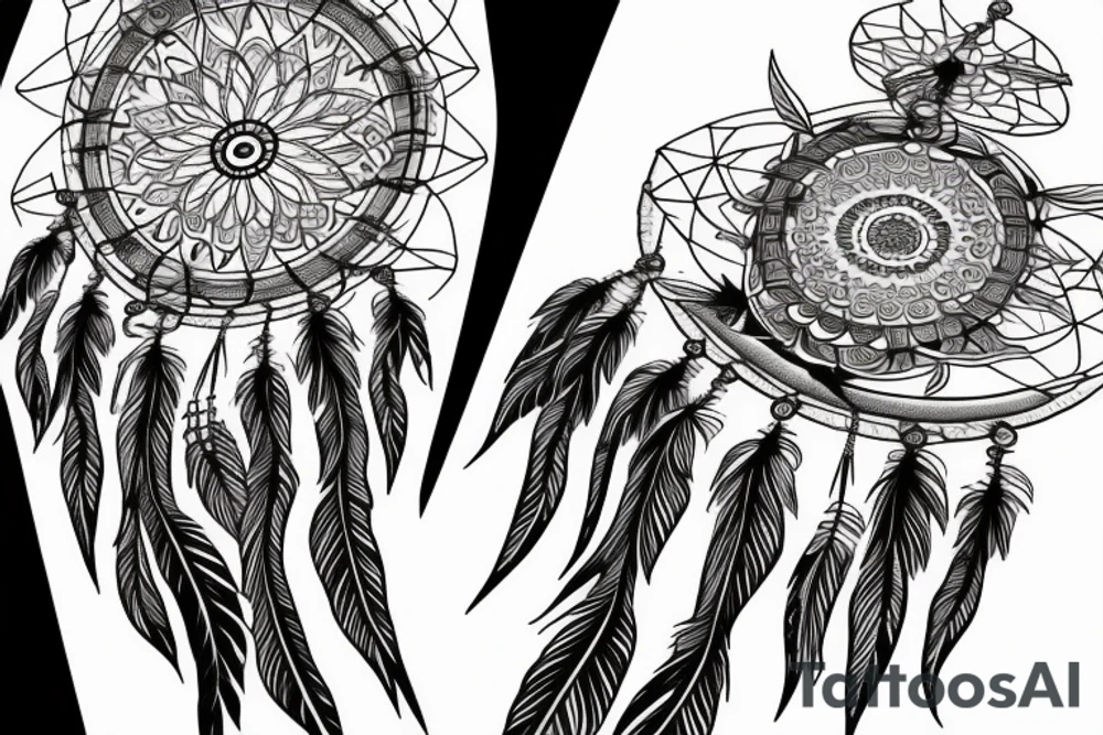 dream catcher
flowers
mountains
lake tattoo idea