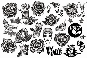 Little voice in my head tattoo idea