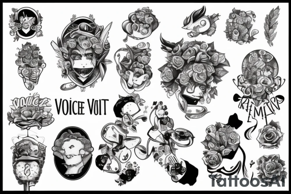 Little voice in my head tattoo idea