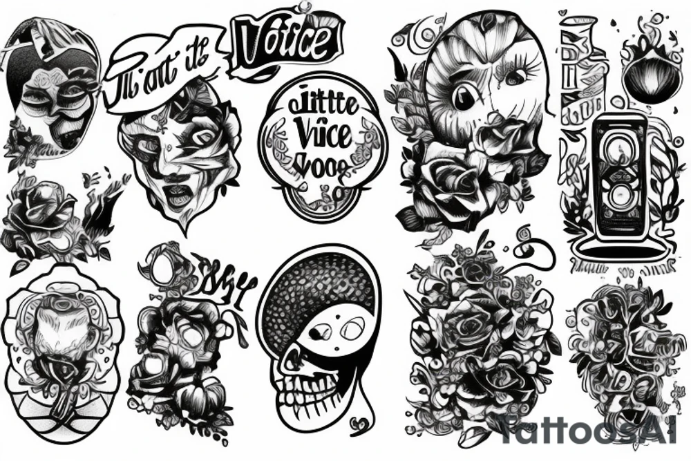 Little voice in my head tattoo idea