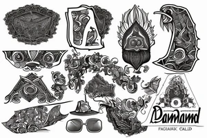 Damavand peak tattoo idea