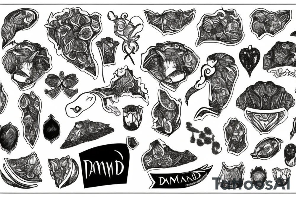 Damavand peak tattoo idea