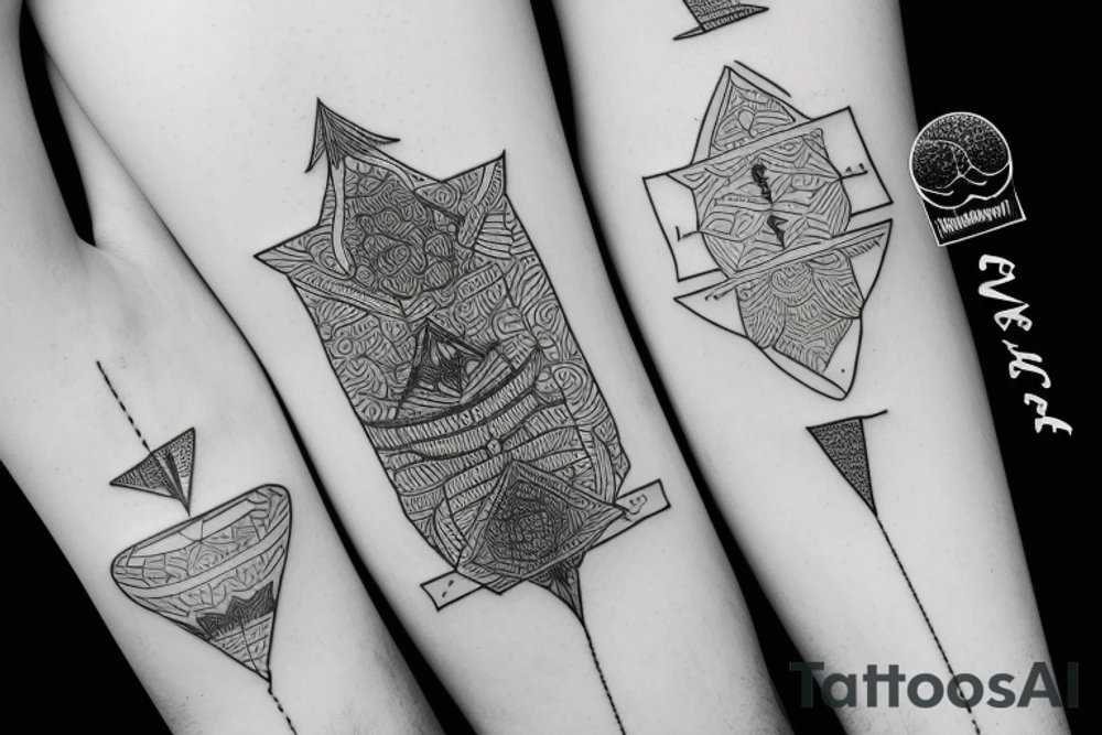 Damavand mountain tattoo idea