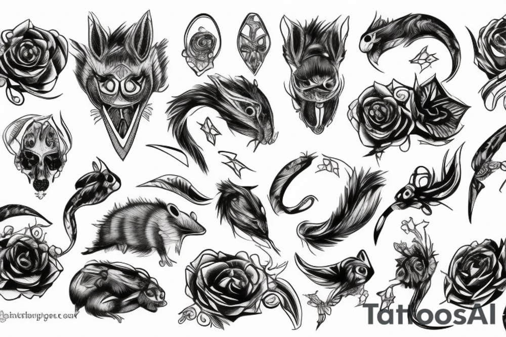 Ratons laveur tattoo idea