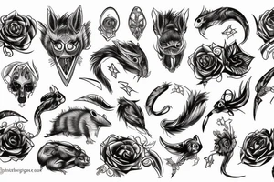 Ratons laveur tattoo idea