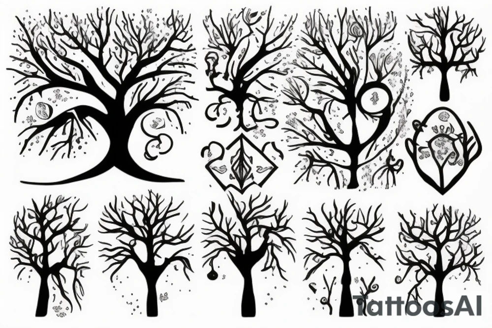 Tree of knowledge tattoo idea