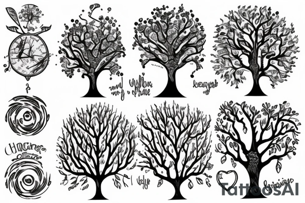 Tree of knowledge tattoo idea