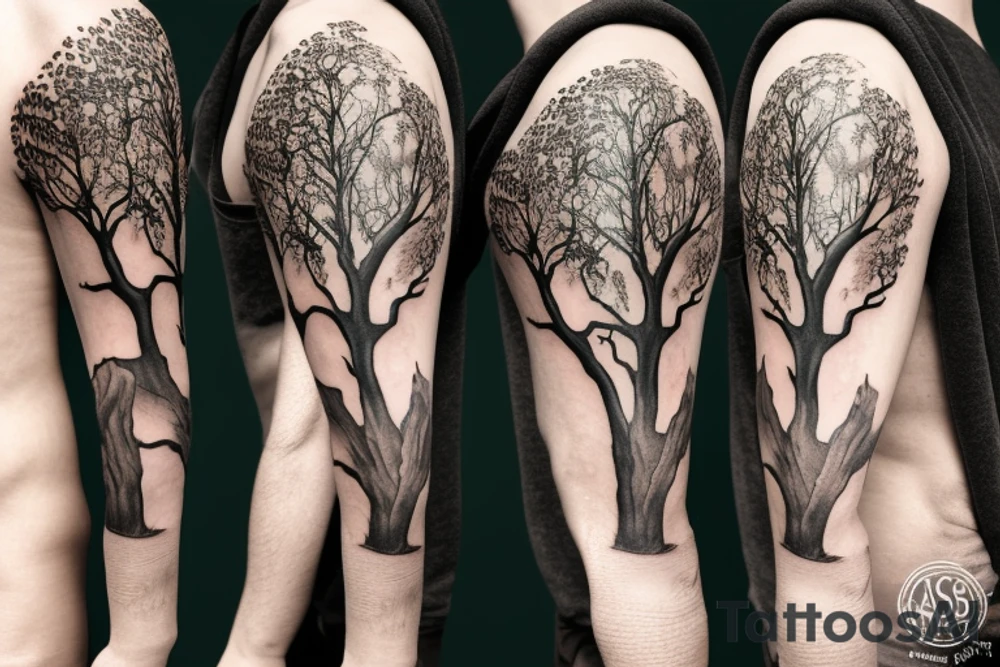 Tree of knowledge tattoo idea