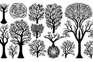Tree of knowledge tattoo idea