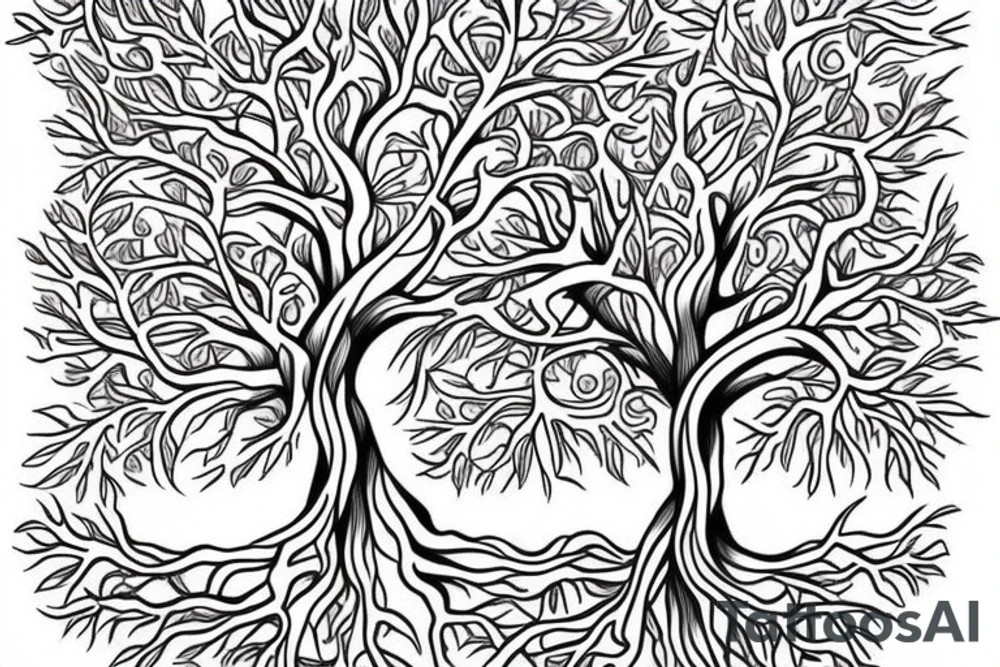 Tree of life tattoo idea