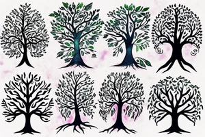 Tree of life tattoo idea