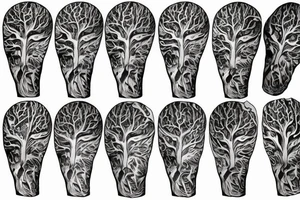 Big full tree tattoo idea