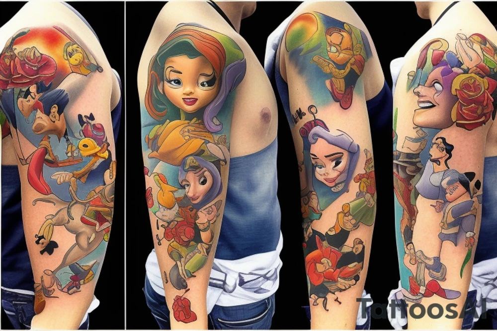 Disney movies tattoo idea
