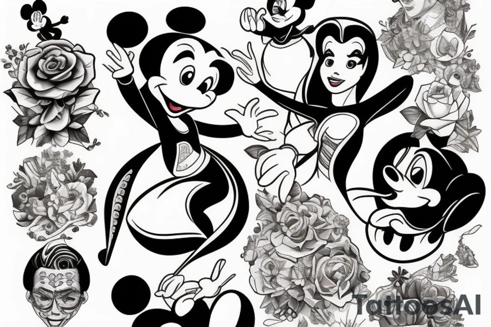 Disney movies tattoo idea