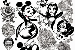 Disney movies tattoo idea