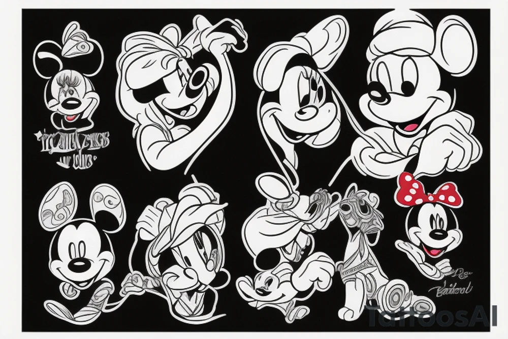 Disney movies tattoo idea