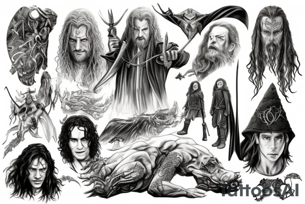 Lord of the rings movie tattoo idea