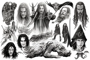 Lord of the rings movie tattoo idea