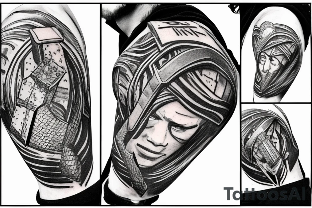 Thor with stormbreaker tattoo idea