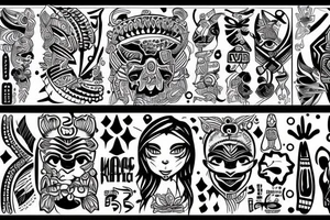 daddys girl pyschedelics tattoo idea