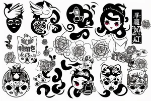 daddys girl pyschedelics tattoo idea