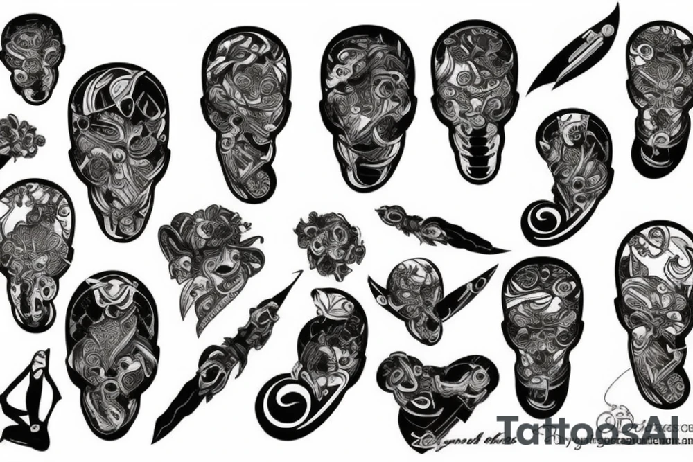 daddys girl pyschedelics tattoo idea