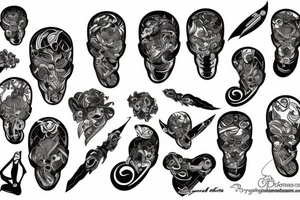 daddys girl pyschedelics tattoo idea
