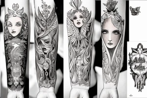 Ailles d'ange ouvertes tattoo idea