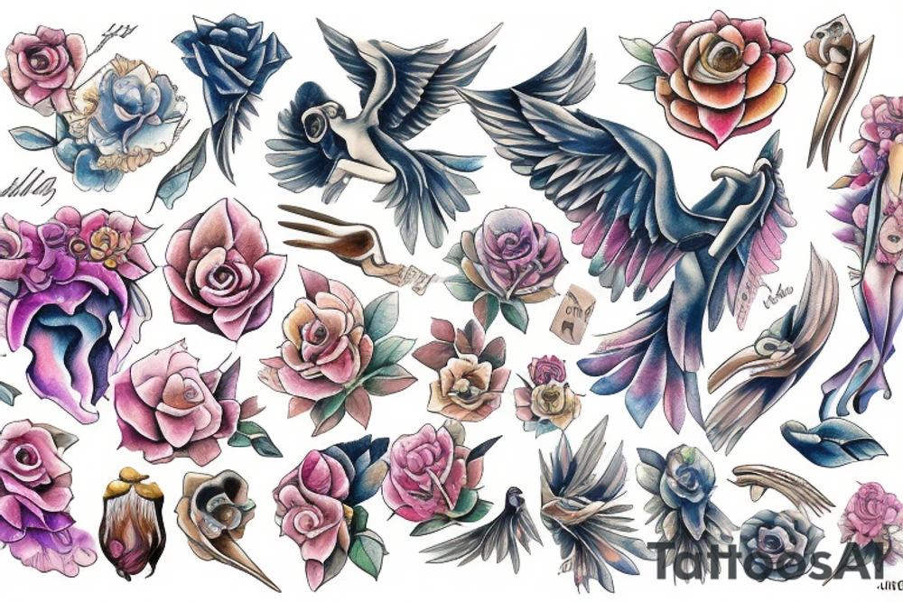 Ailles d'ange tattoo idea