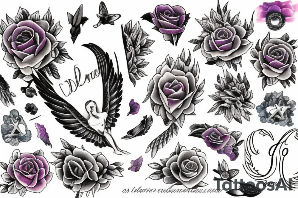 Ailles d'ange tattoo idea
