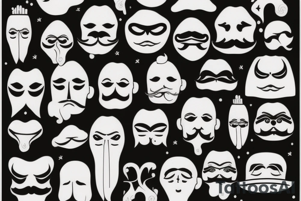 Ailles avec des taches de couleur tattoo idea