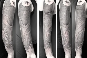 Ailles d'ange avec des taches de couleur tattoo idea