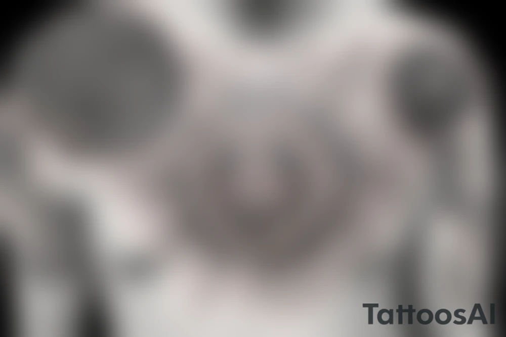 sun shining through clouds tattoo idea