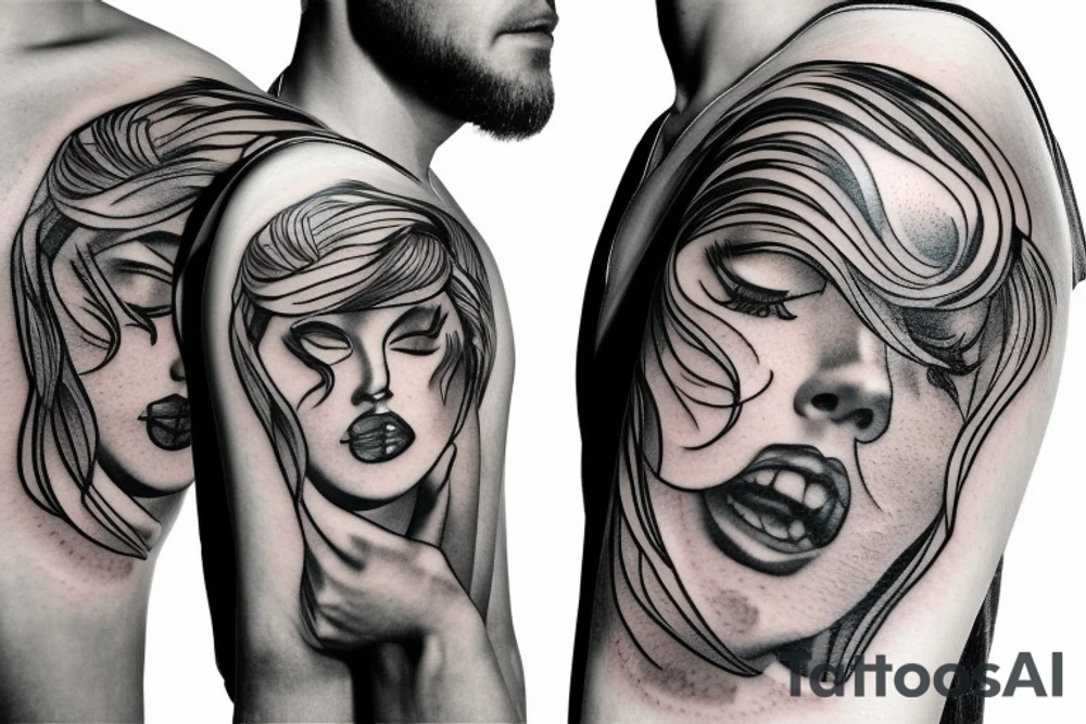 sun shining through clouds tattoo idea