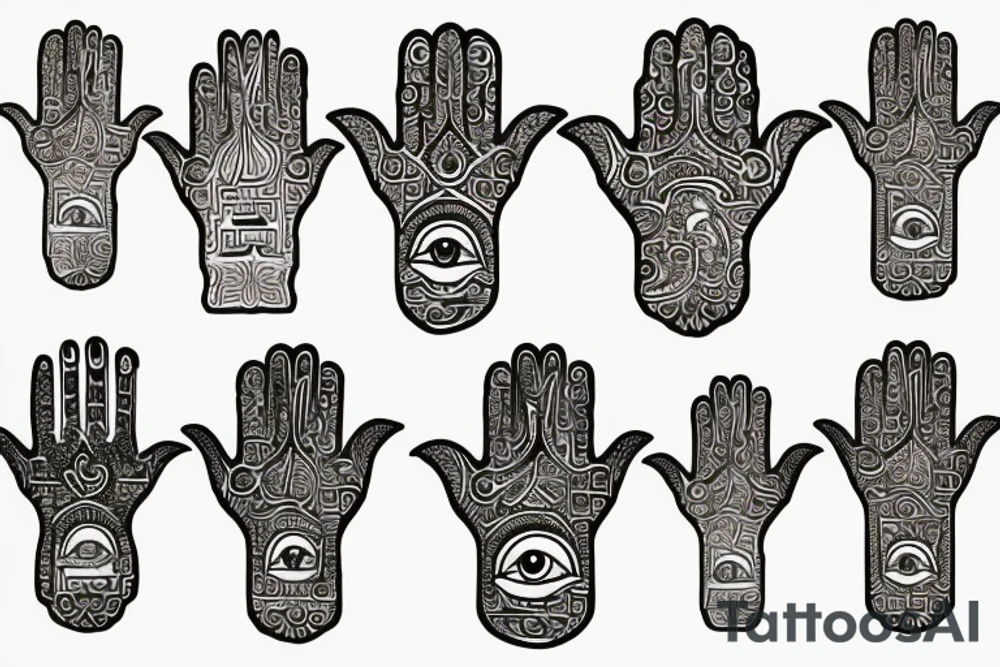 Hamsa tattoo idea