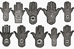 Hamsa tattoo idea