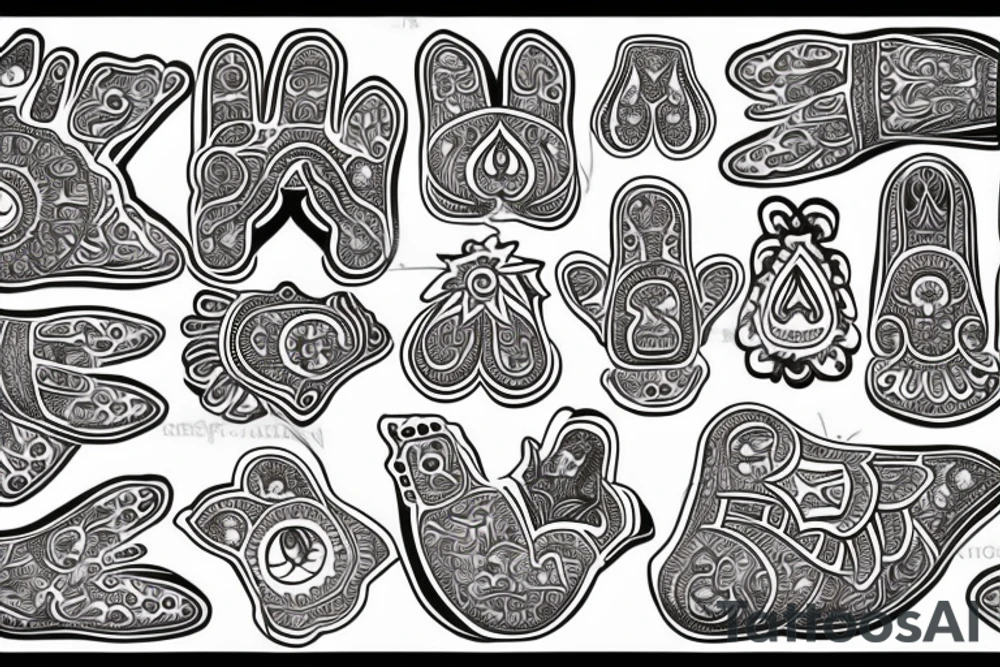 Hamsa tattoo idea
