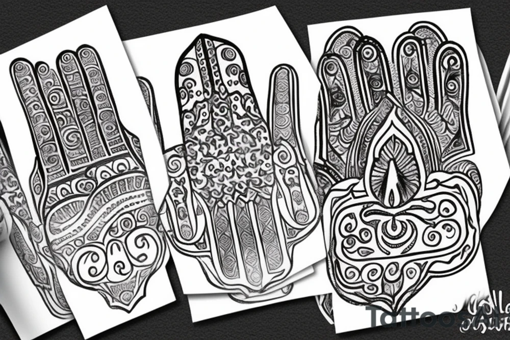 Hamsa tattoo idea