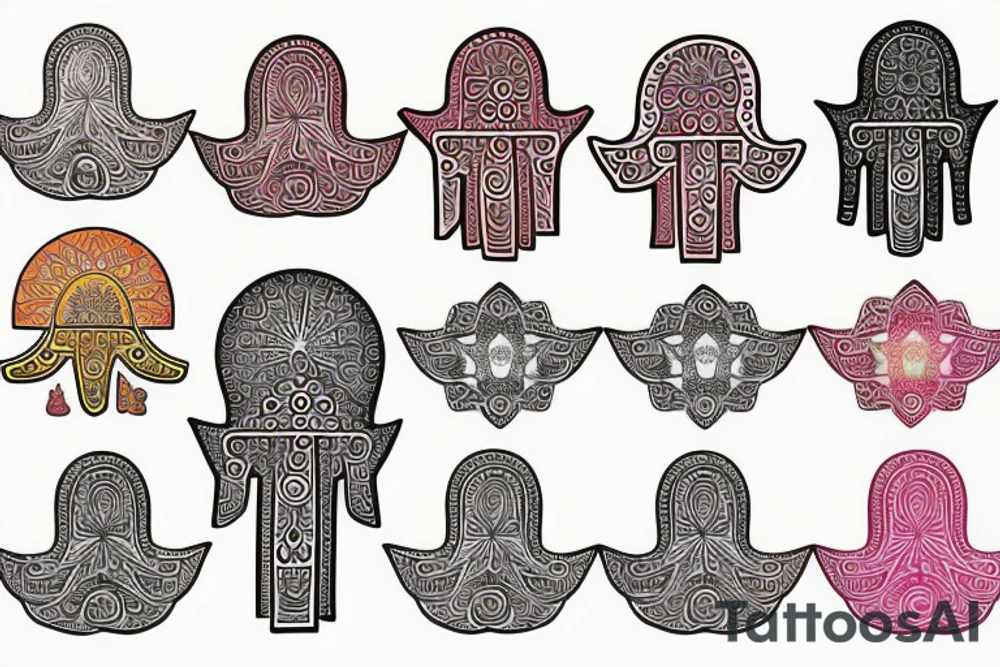 Hamsa tattoo idea