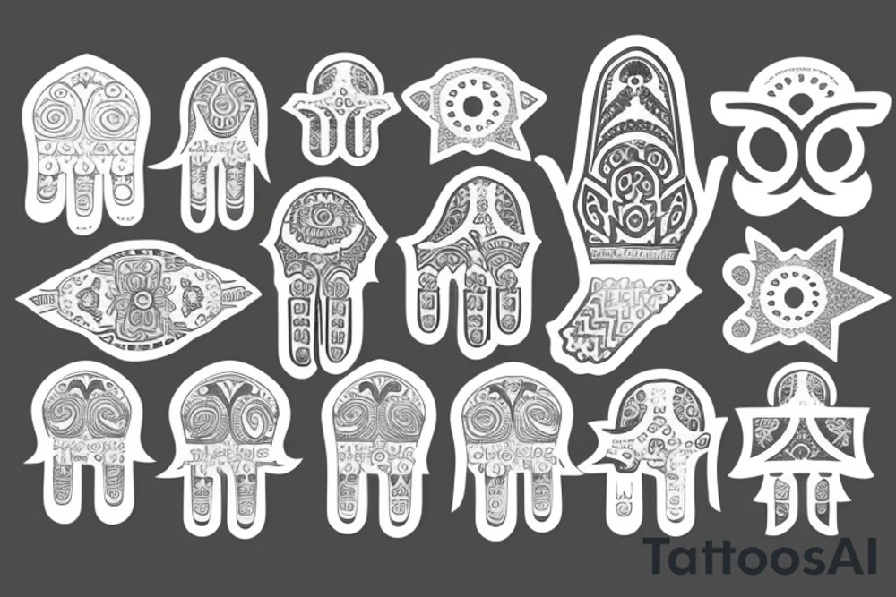 Hamsa tattoo idea